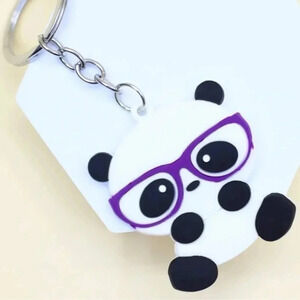Cute Panda Bear Keychain